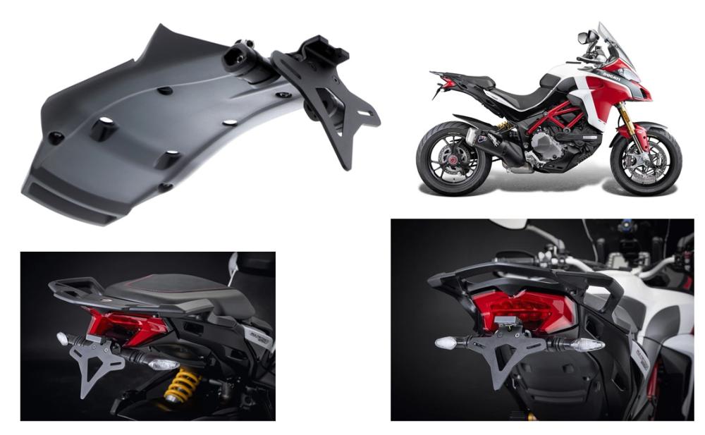 Ducati Multistrada 950, V2, 1200, 1260 Kennzeichenhalter von Evotech Performance